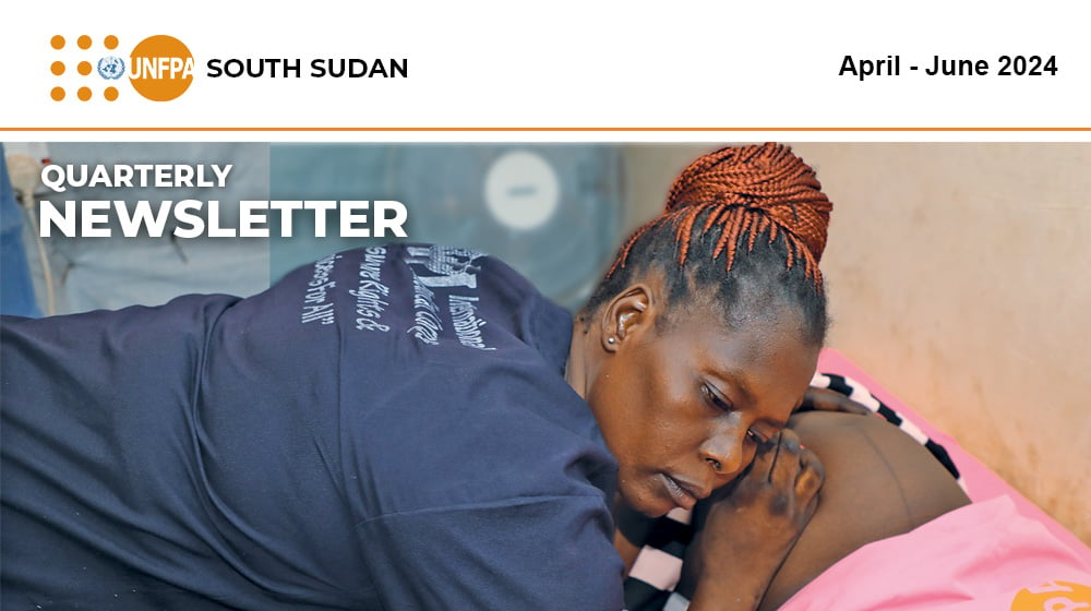 UNFPA South Sudan newsletter quarter 2 front cover
