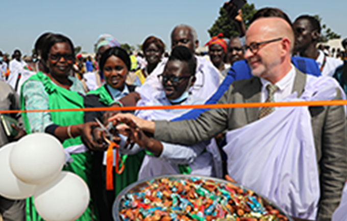 Inauguration of Women and Girls Friendly Spaces in Bentiu 