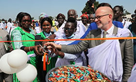 Inauguration of Women and Girls Friendly Spaces in Bentiu 
