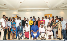 Photo: The newly formed Youth Advisory Panel members during the inauguration of the YAP with the UNFPA South Sudan Office Staff.